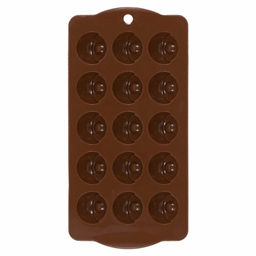 52277 GIPFEL Форма для отливки шоколадных фигур DELIZIA, 15 ячеек, 21х10,5х1,5см, силикон - Werner фото 5