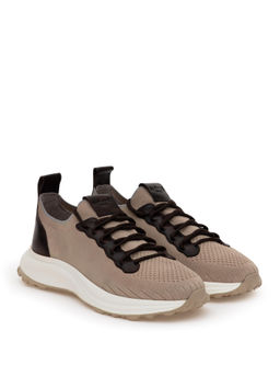 Bej Eva Taban Sneaker Ayakkab_