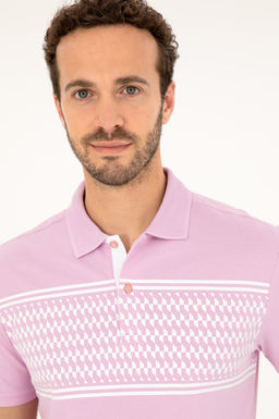 U. S. Polo Assn / Мужская розовая футболка - U.s. polo assn фото 2