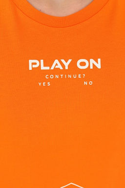 CRB wear/ CSJB 90248-29-404 Комплект для мальчика (футболка, шорты),оранжевый/Ex.Cherubino  фото 5