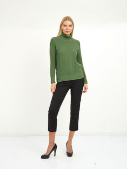 водолазка женская из хлопка с воротником стойкой - Glenfield фото 2