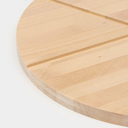 Доска для пиццы деревянная Adelica «Итальяно», с потайными ручками, 6 кусков, d=32 см, толщина 1.8 см, берёза