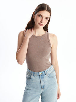 Kad?n Bisiklet Yaka D?z Atlet