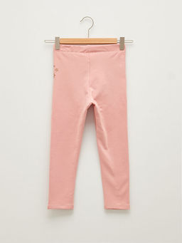 Beli Lastikli Bask?l? K?z ?ocuk Uzun Tayt - Waikiki фото 2