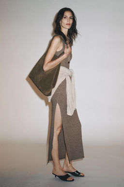 LONG STRAPPY DRESS - Zara фото 10