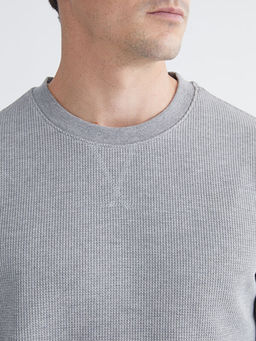 Bisiklet Yaka Erkek Sweatshirt