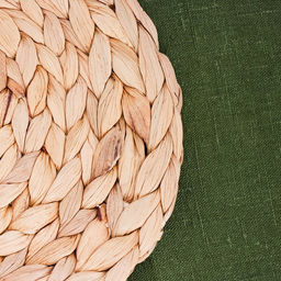 Салфетка сервировочная, d 25 х 0.5 см, водный гиацинт - Simaland фото 2