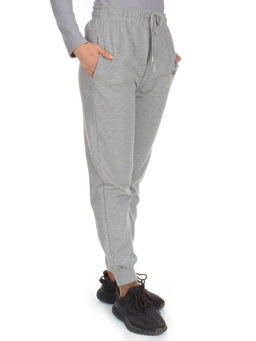 Q-02 GRAY Брюки спортивные женские (85% хлопок, 15% полиэстер)