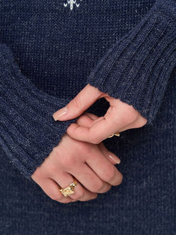 Платье женское 5252-2489. 189/10480 т.синий/молоко