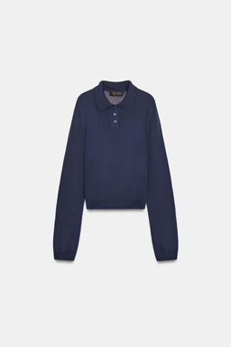 POLO PUNTO LISO / Marino - Zara фото 3