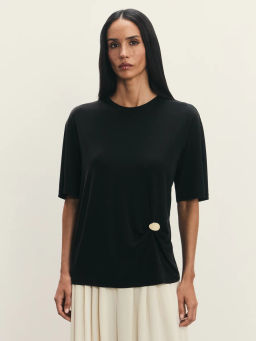 Футболка с брошью / Zarina  фото 3