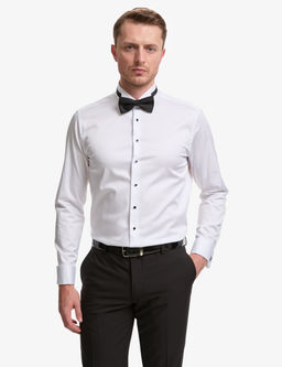 Beyaz Slim Fit Smokin G_mlek