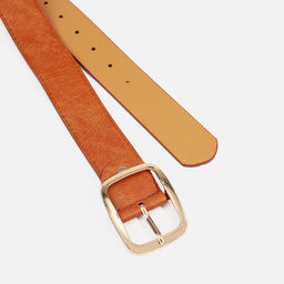 Ремень женский, ширина 3.8 см, винт, пряжка металл, цвет рыжий - Simaland фото 2