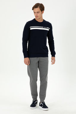 Мужские спортивные штаны антрацитового меланжа Неожиданная скидка в корзине - U.s. polo assn фото 3