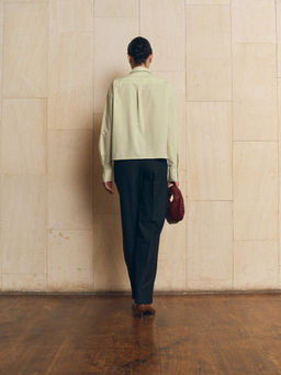 Рубашка свободного кроя 512.030091/Лайм