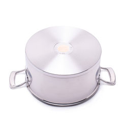 1235 GIPFEL Кастрюля PRESTIGE 24х12см/5л, со стеклянной крышкой, с индукционным капсульным дном. Материал: нерж. сталь 18/10. Толщина: 0,7мм / 5мм  фото 4