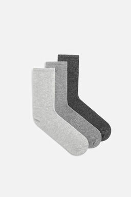 PACK OF 3 RIBBED SOCKS - Zara фото 2
