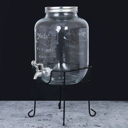 Банка с краном 4 л на подставке / 1999-4000 /уп 8/ Лимонадник - Галеонтрейд фото 3