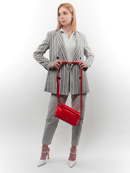 LACCOMA сумка Королина-Л815-алый эко кожа хлопок