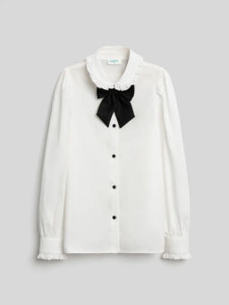 ACOOLA / Блузка детская для девочек Anatilda белый  фото 2