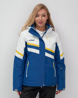 Горнолыжный костюм женский зимний синего цвета 02808S - Mtforce фото 7