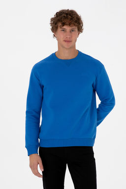 Erkek Saks Basic Sweatshirt