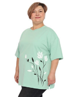 CRB wear/CSLW 60275-37 Футболка женская,эеленый/Ex.Cherubino