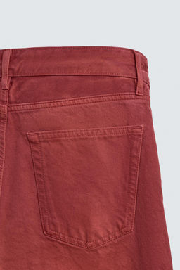 JEANS FLARE FIT / Rojo - Zara фото 10