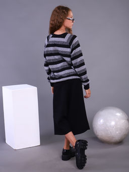 Джемпер Параллель черный - Ладошки фото 3