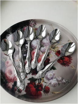 Ложка столовая Упаковка 10шт.  М-3 Тройка СЛ-40/54 г. Павлово /ПЗХМ/  фото 4