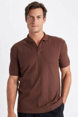 Regular Fit K?sa Kollu Triko Polo Tisort
