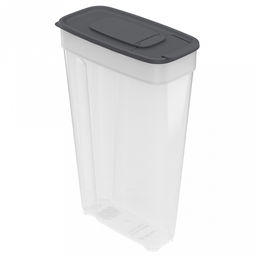 Контейнер для сыпучих продуктов 2,2л, 17х8,5х26,5см, полипропилен, графит (Россия)