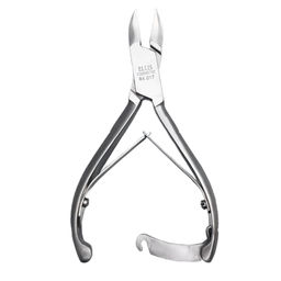 YOKO Кусачки педикюрные для ногтей / Ellis RK 017, двойная пружина, ручная заточка, 15 мм