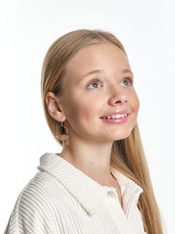 Серьги PR3026 зол-белый - Mini maxi фото 8