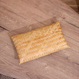 Шкатулка плетёная, 30×18×5 см, бамбук