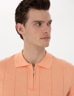 Yavrua_z_ Slim Fit Fermuarl_ Polo Yaka Triko Ti__rt