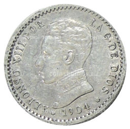 50 сентимо 1904 (10) года Испания