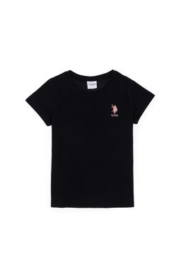 K_z _ocuk Siyah Basic Ti__rt Sepette S_rpriz _ndirim