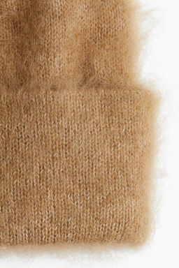 Gorro beanie en punto mullido de mezcla de lana - H&m фото 2