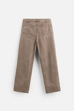 WASHED CARPENTER TROUSERS - Zara фото 25