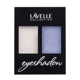 LavelleCollection Тени для век ES32 двухцветные тон 07 белый/голубой шиммер