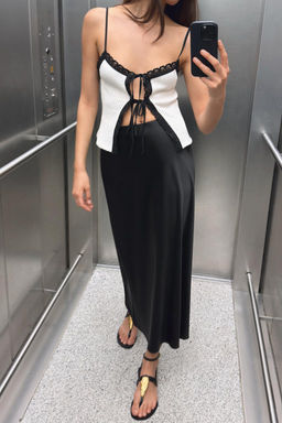 SATIN MIDI SKIRT - Zara фото 4