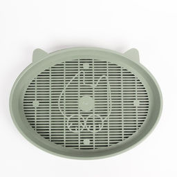 Туалет с сеткой Киса, 36 х 27 х 6 см, серый микс - Пижон фото 4