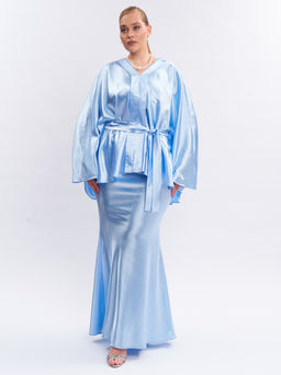 Шелковая блузка TBL73537BLU15 - Артесса фото 3