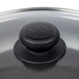 Атлас Сотейник с антипригарным покрытием д24см, h6,3см, s1,5мм, стеклянная крышка, бакелитовая ручка (Россия) - Домашняя мода фото 6