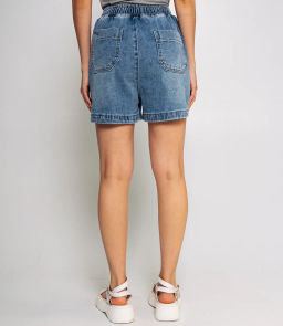 Джинсовые шорты #КТ587 (1), голубой - Dommod фото 4