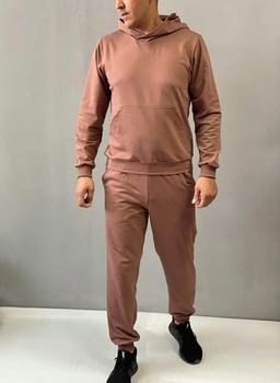 192 Костюм c толстовкой мужской, мокко 2хнитка - Knitka wear фото 2