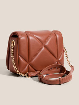Кросс-боди LOVE MOSCHINO EMBOSSED Q Артикул 4561042, коричневый  фото 3