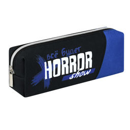 Пенал школьный Феникс+, арт.71945/ 24 ФРАЗЫ С ХАРАКТЕРОМ (без наполнения, 19.5х7х5.5 см, полиэстер,