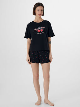 Комплект домашний женский черный